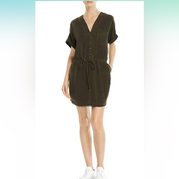Paige Women's Haidee Dress Forest Night Size Small - Picture 1 of 13